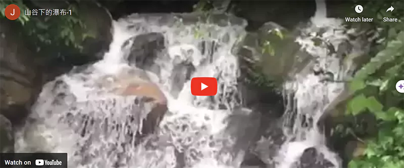 雨水充沛的瀑布影片